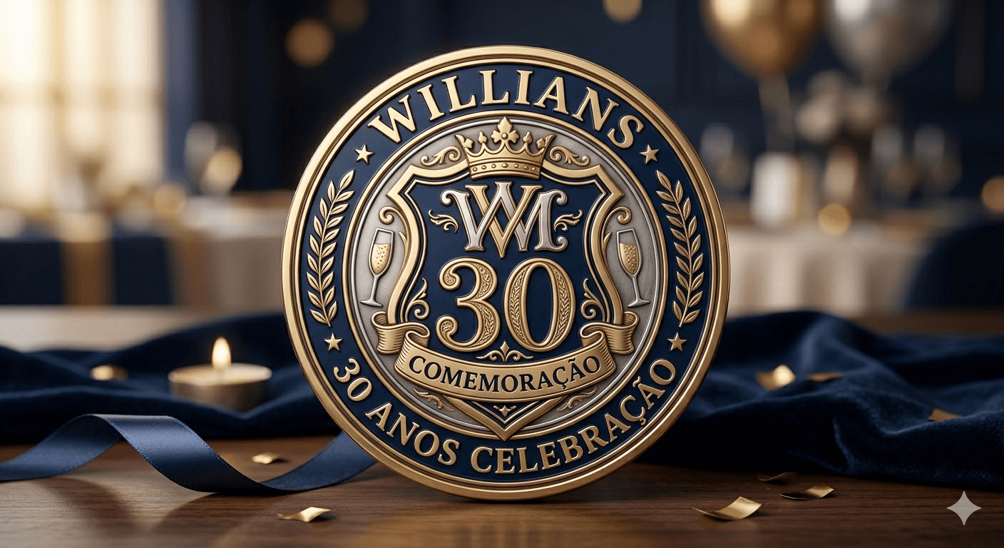 Selo 30 Anos Willians